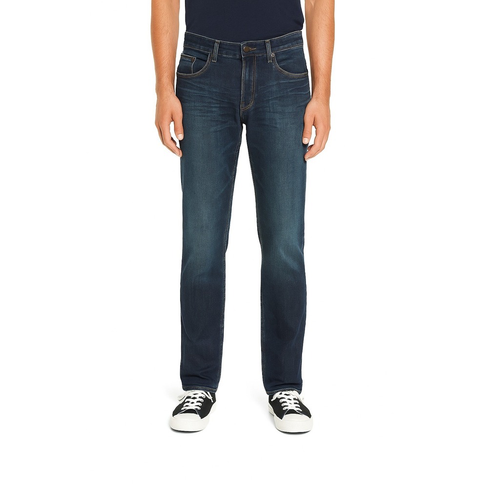 Empyre Men's Classic Fit Blue Denim Jeans – Durable Everyday Streetwear Style